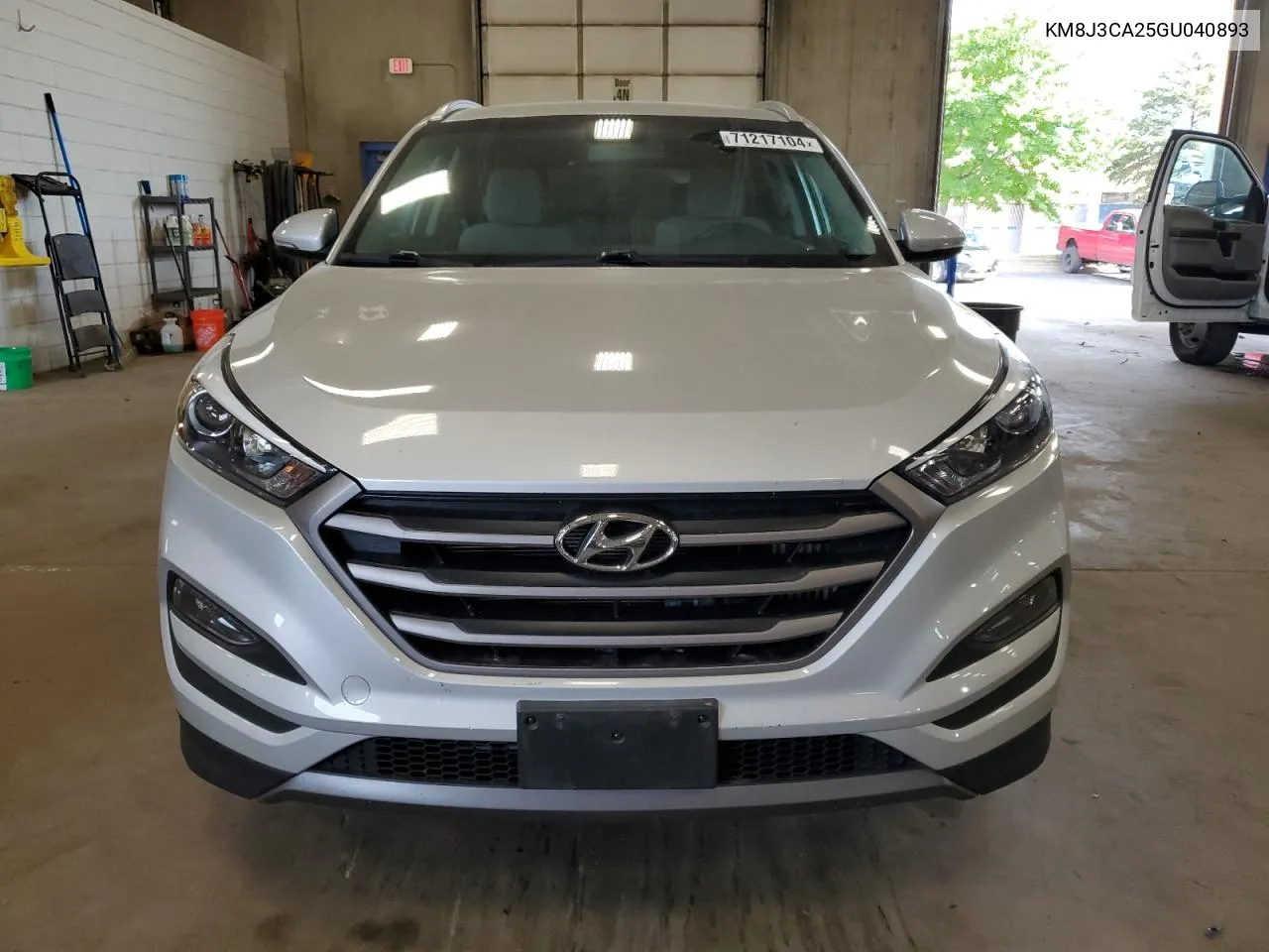 2016 Hyundai Tucson Limited VIN: KM8J3CA25GU040893 Lot: 71217104