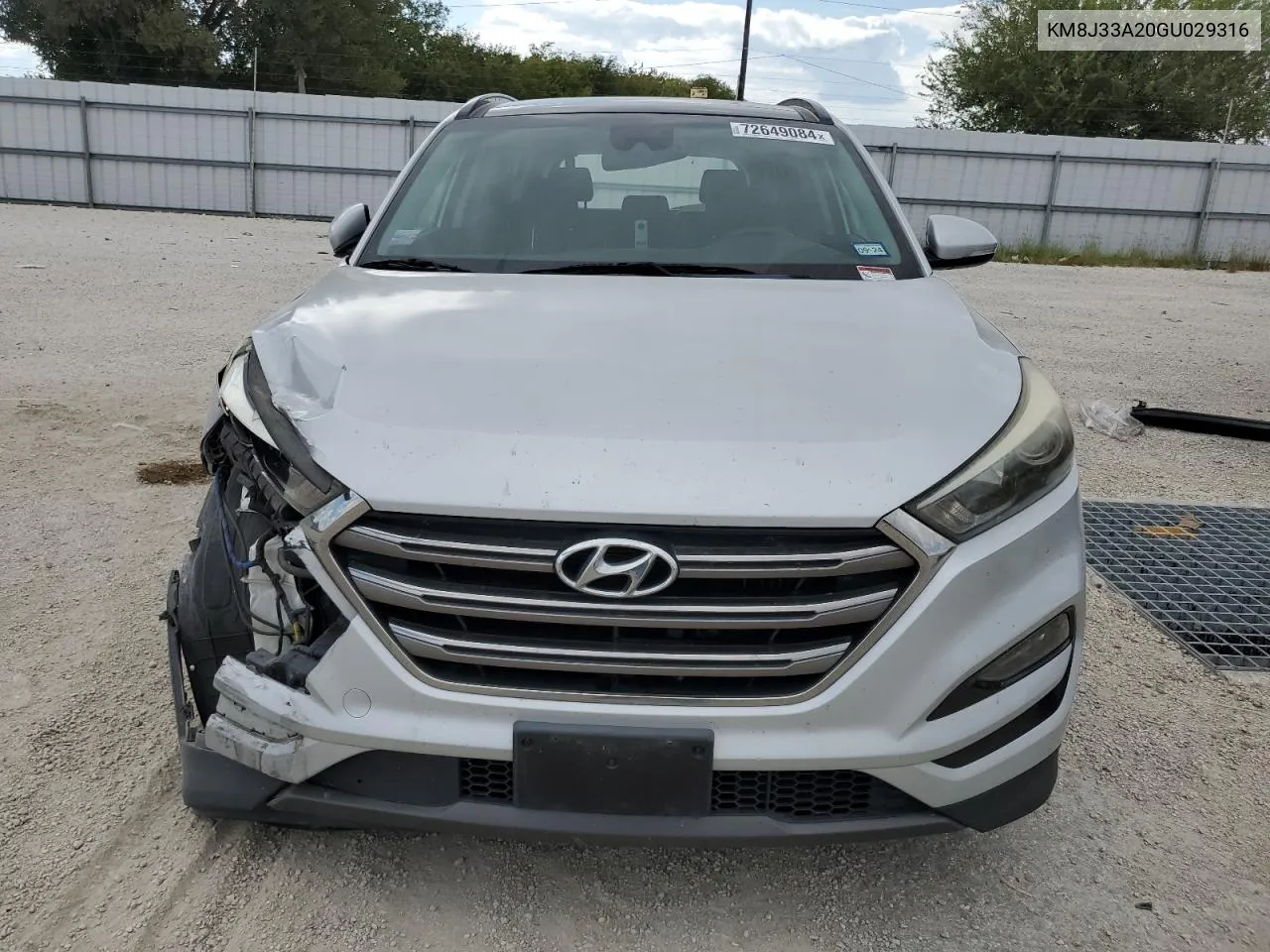 2016 Hyundai Tucson Limited VIN: KM8J33A20GU029316 Lot: 72649084