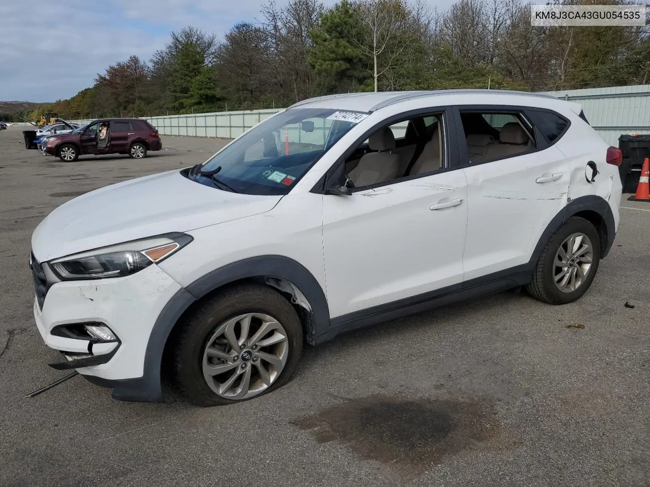 2016 Hyundai Tucson Limited VIN: KM8J3CA43GU054535 Lot: 72742714