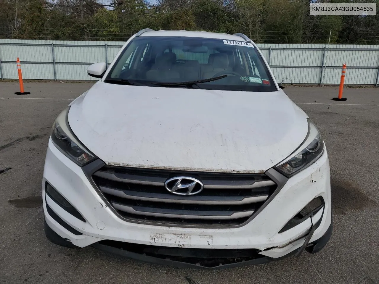 2016 Hyundai Tucson Limited VIN: KM8J3CA43GU054535 Lot: 72742714