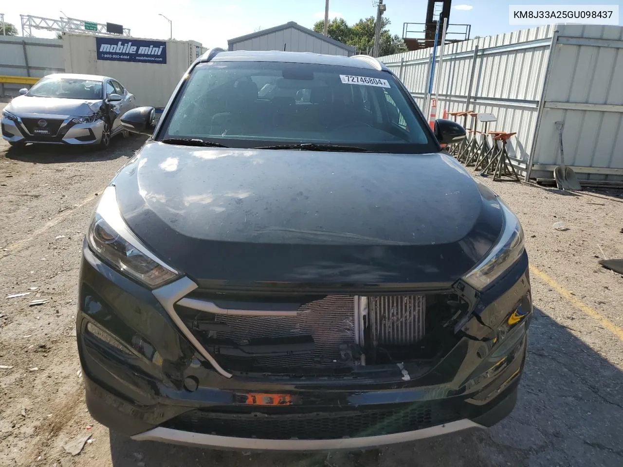 2016 Hyundai Tucson Limited VIN: KM8J33A25GU098437 Lot: 72746804