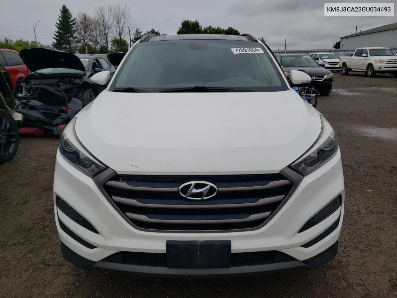 KM8J3CA23GU034493 2016 Hyundai Tucson Limited