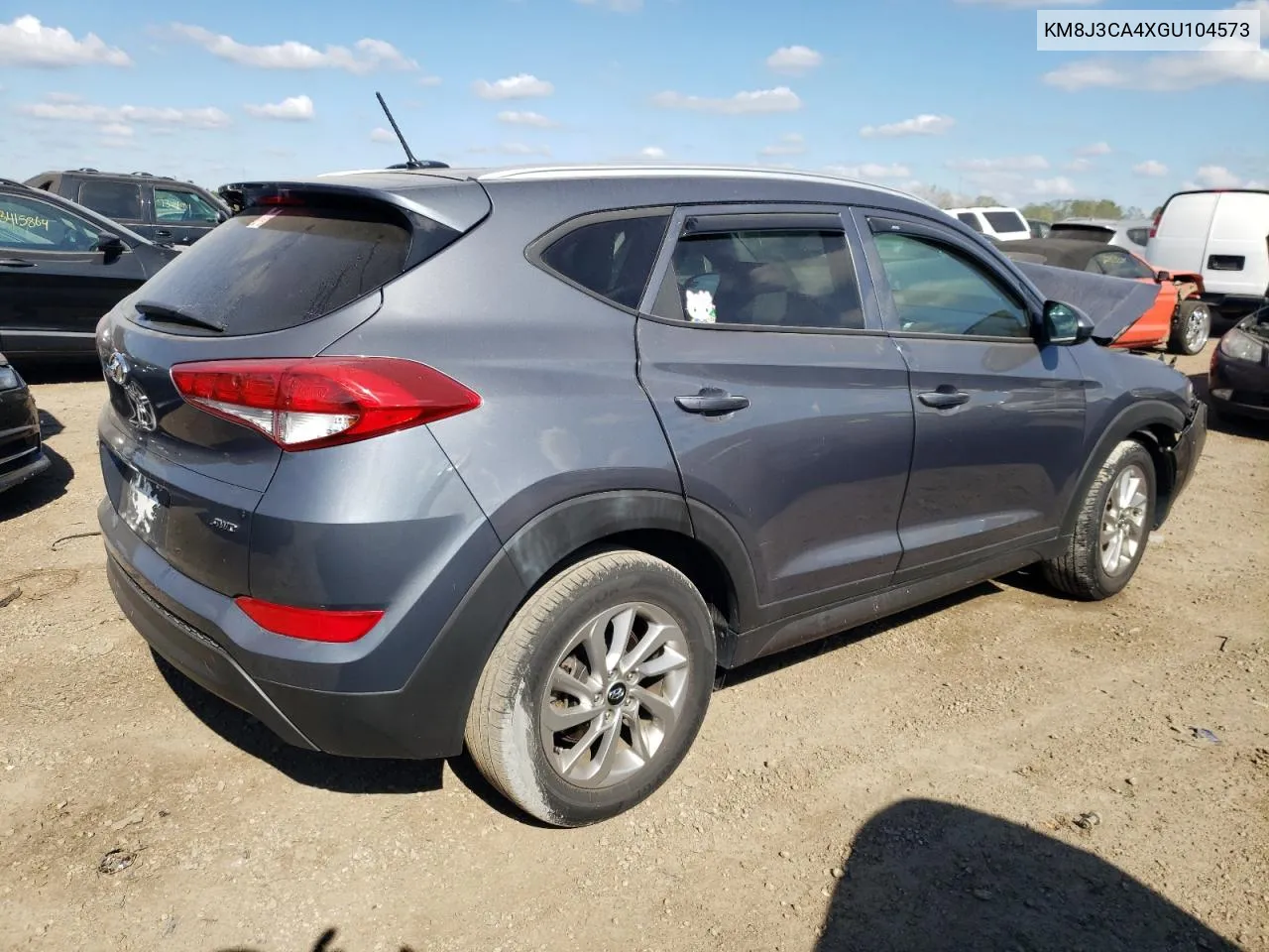 2016 Hyundai Tucson Limited VIN: KM8J3CA4XGU104573 Lot: 73250284