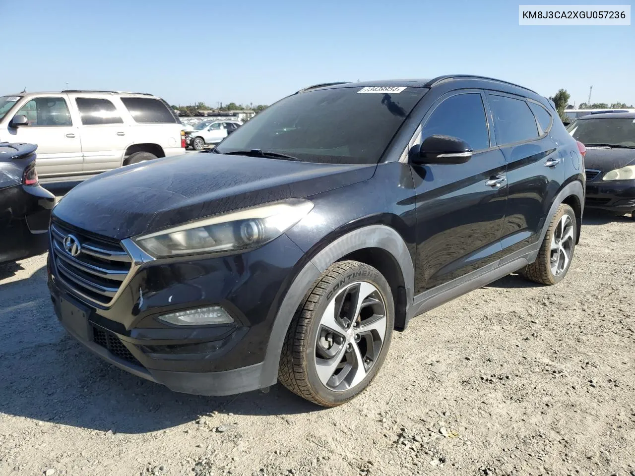 2016 Hyundai Tucson Limited VIN: KM8J3CA2XGU057236 Lot: 73439954