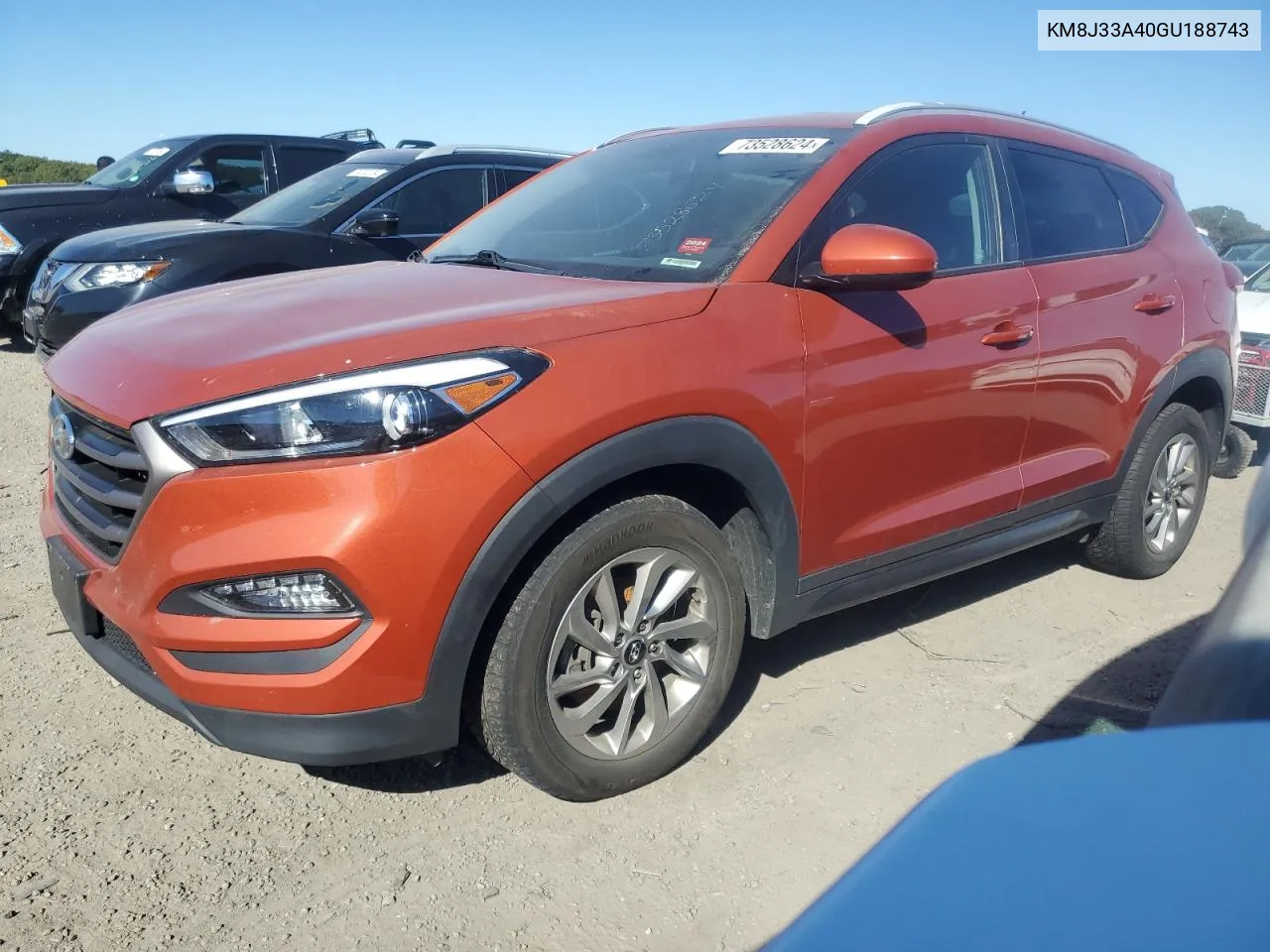 2016 Hyundai Tucson Limited VIN: KM8J33A40GU188743 Lot: 73528624