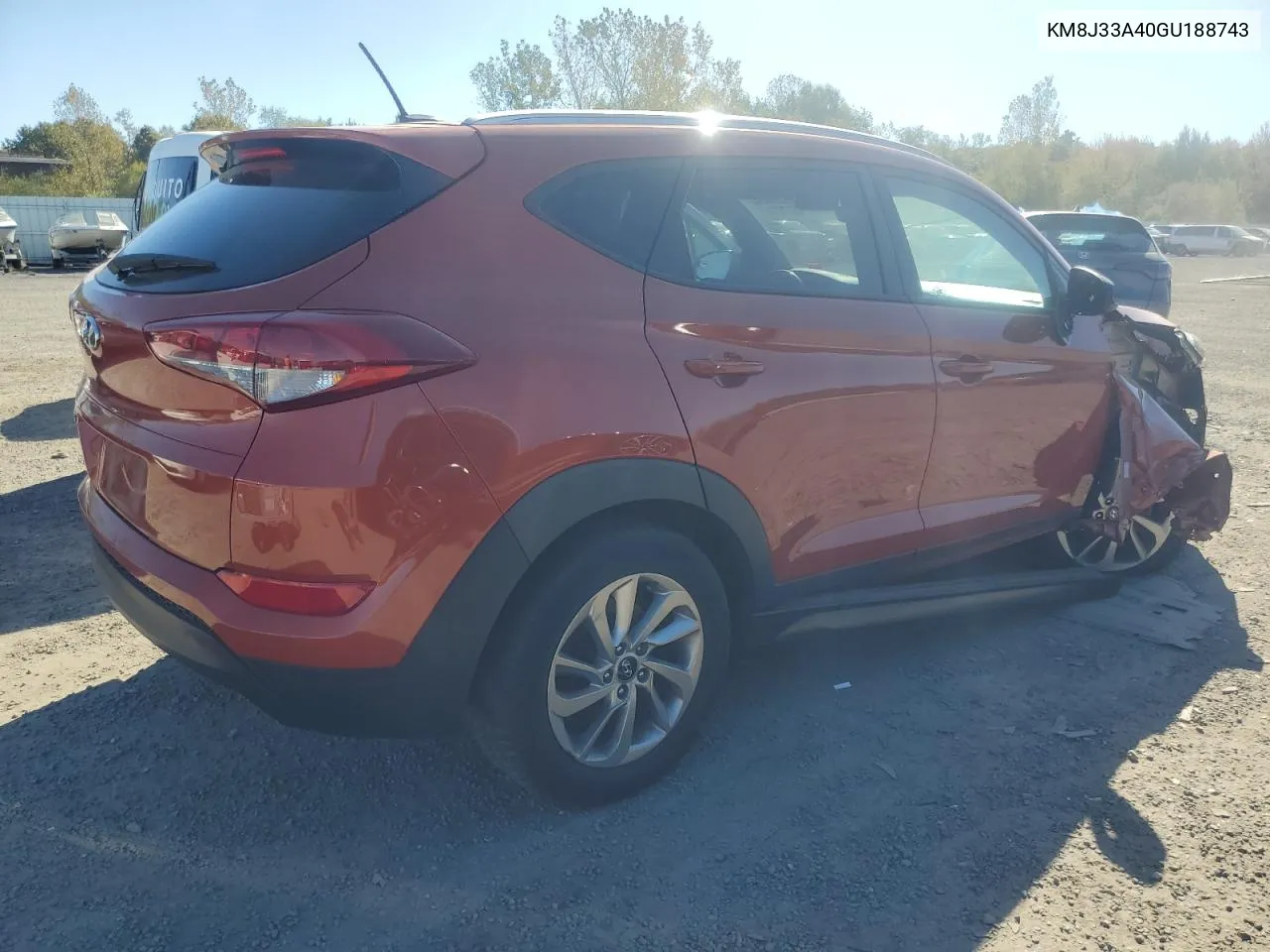 2016 Hyundai Tucson Limited VIN: KM8J33A40GU188743 Lot: 73528624