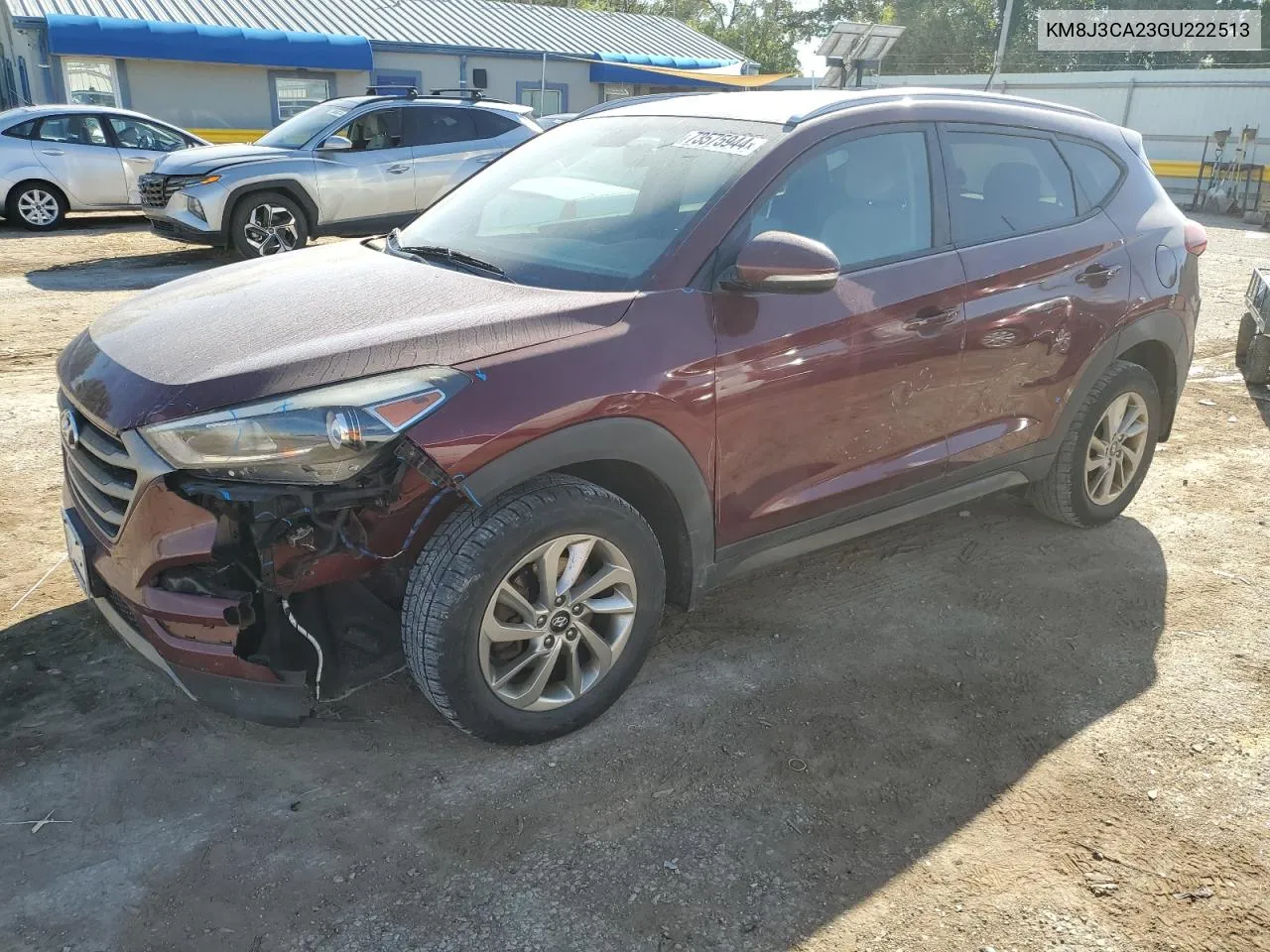 2016 Hyundai Tucson Limited VIN: KM8J3CA23GU222513 Lot: 73575944