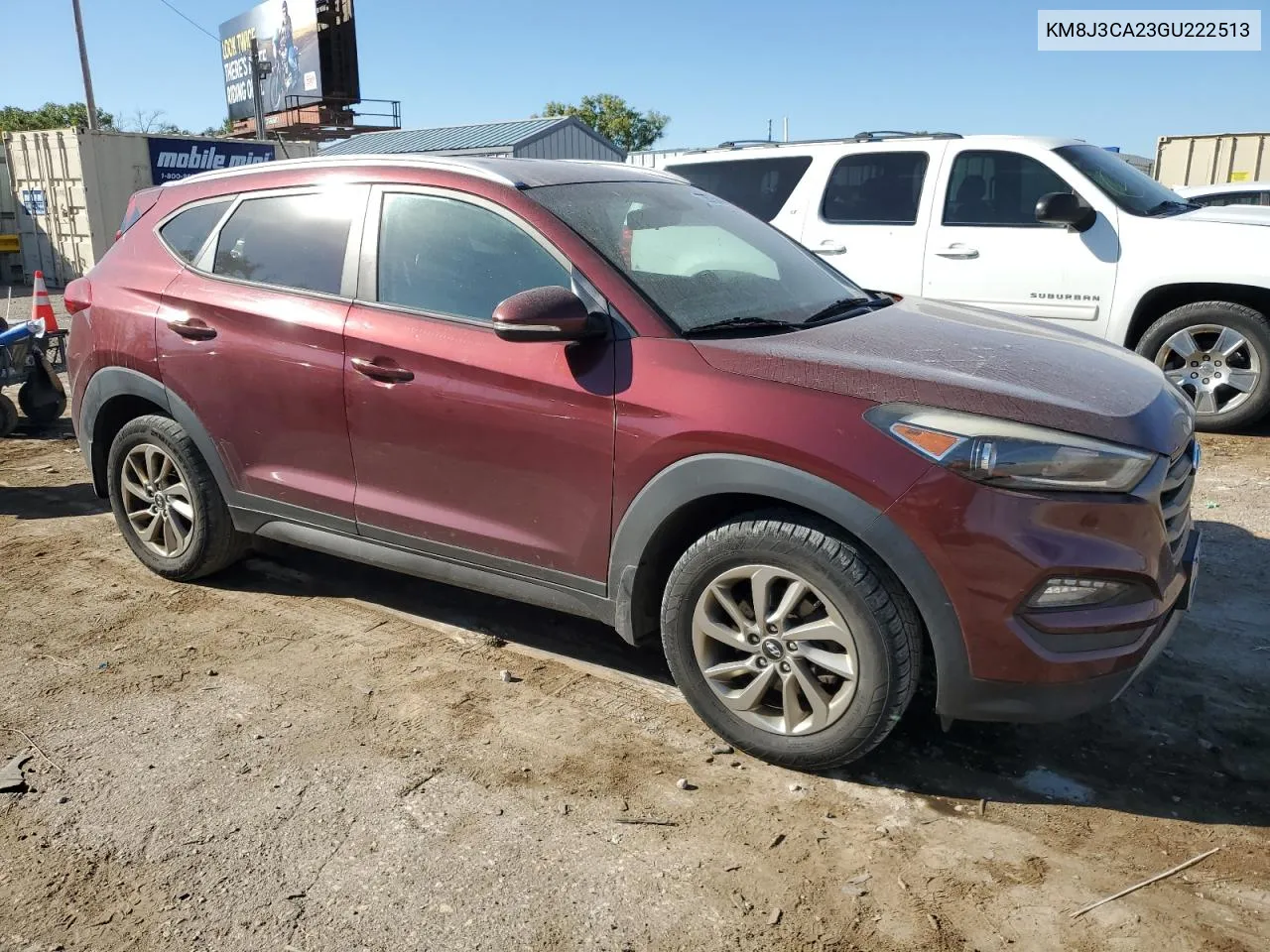 2016 Hyundai Tucson Limited VIN: KM8J3CA23GU222513 Lot: 73575944