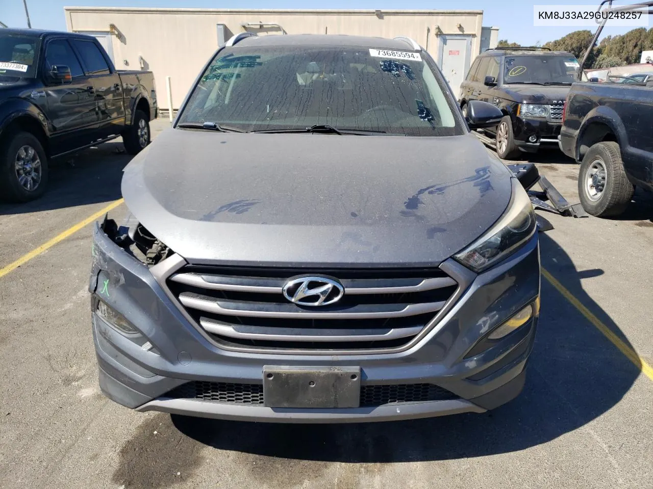 2016 Hyundai Tucson Limited VIN: KM8J33A29GU248257 Lot: 73685594