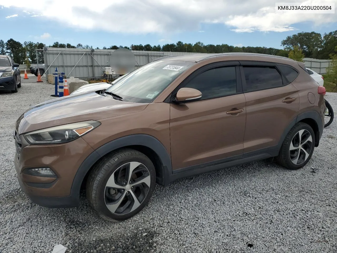 2016 Hyundai Tucson Limited VIN: KM8J33A22GU200504 Lot: 73731844