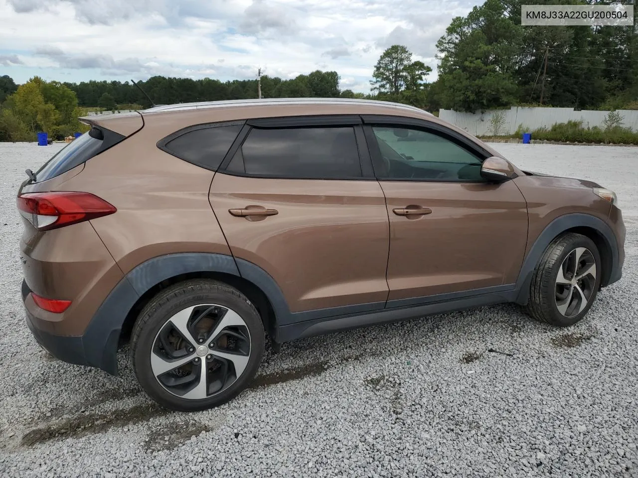 2016 Hyundai Tucson Limited VIN: KM8J33A22GU200504 Lot: 73731844