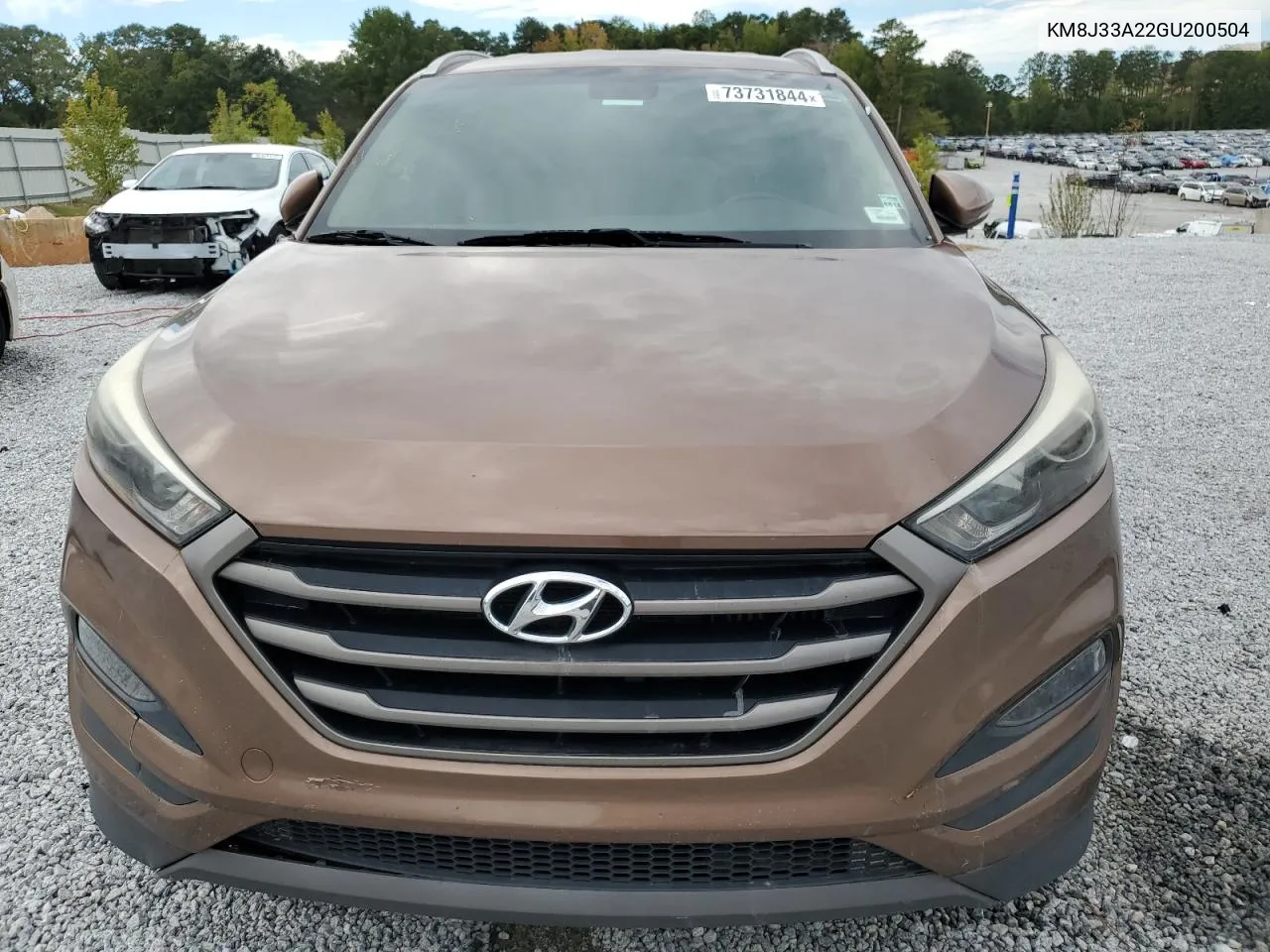 2016 Hyundai Tucson Limited VIN: KM8J33A22GU200504 Lot: 73731844