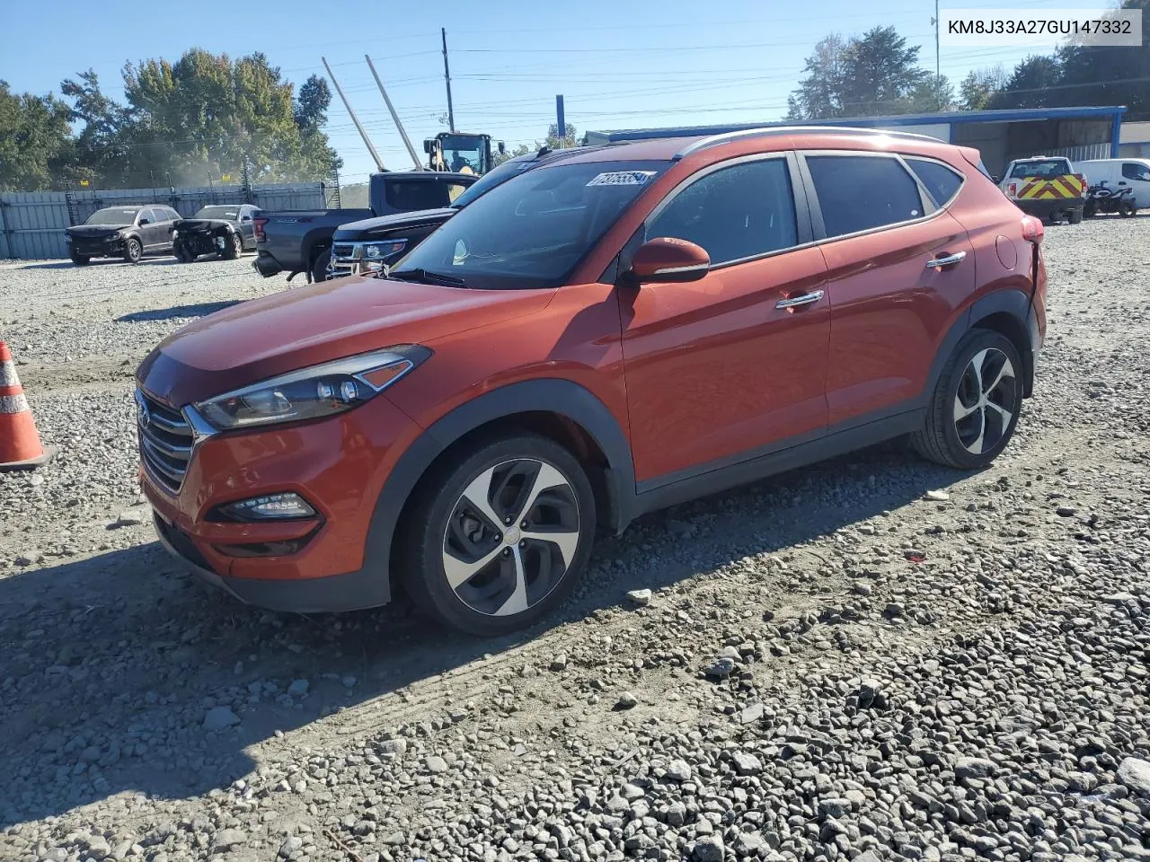 2016 Hyundai Tucson Limited VIN: KM8J33A27GU147332 Lot: 73755354