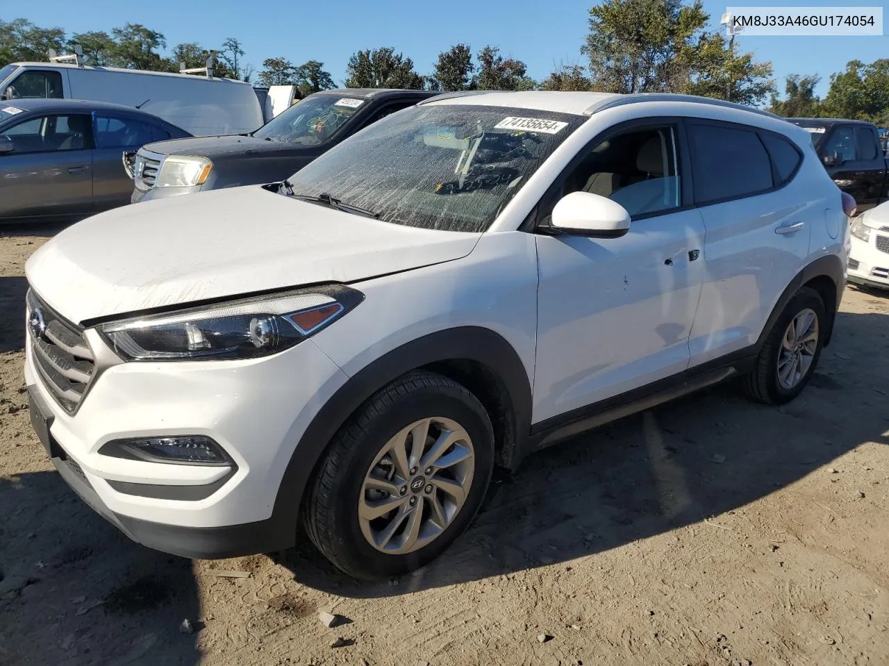 2016 Hyundai Tucson Limited VIN: KM8J33A46GU174054 Lot: 74135654