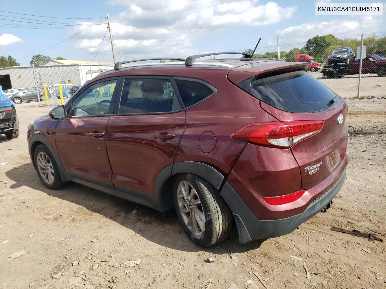 2016 Hyundai Tucson Limited VIN: KM8J3CA41GU045171 Lot: 74274844