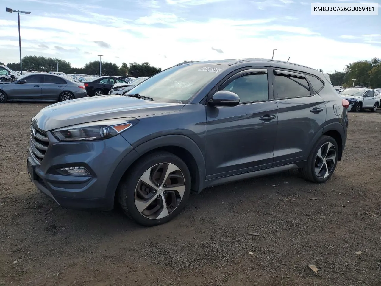 2016 Hyundai Tucson Limited VIN: KM8J3CA26GU069481 Lot: 74402234