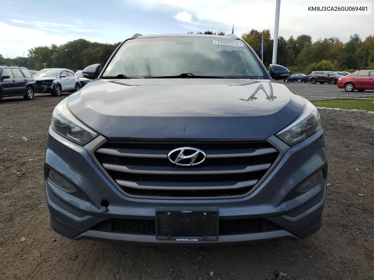 2016 Hyundai Tucson Limited VIN: KM8J3CA26GU069481 Lot: 74402234