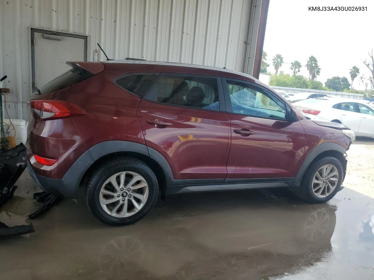 2016 Hyundai Tucson Limited VIN: KM8J33A43GU026931 Lot: 74449834