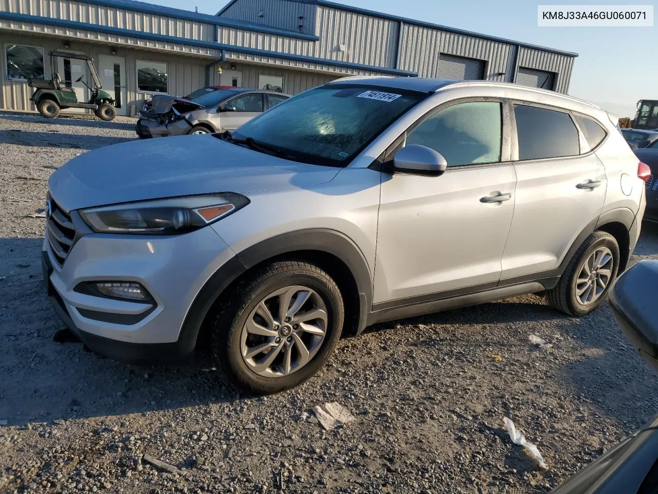 2016 Hyundai Tucson Limited VIN: KM8J33A46GU060071 Lot: 74511914