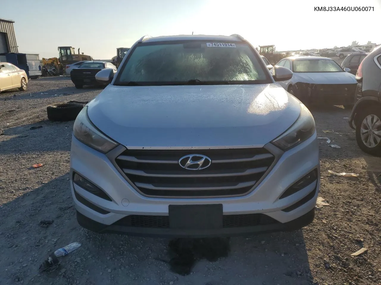 2016 Hyundai Tucson Limited VIN: KM8J33A46GU060071 Lot: 74511914