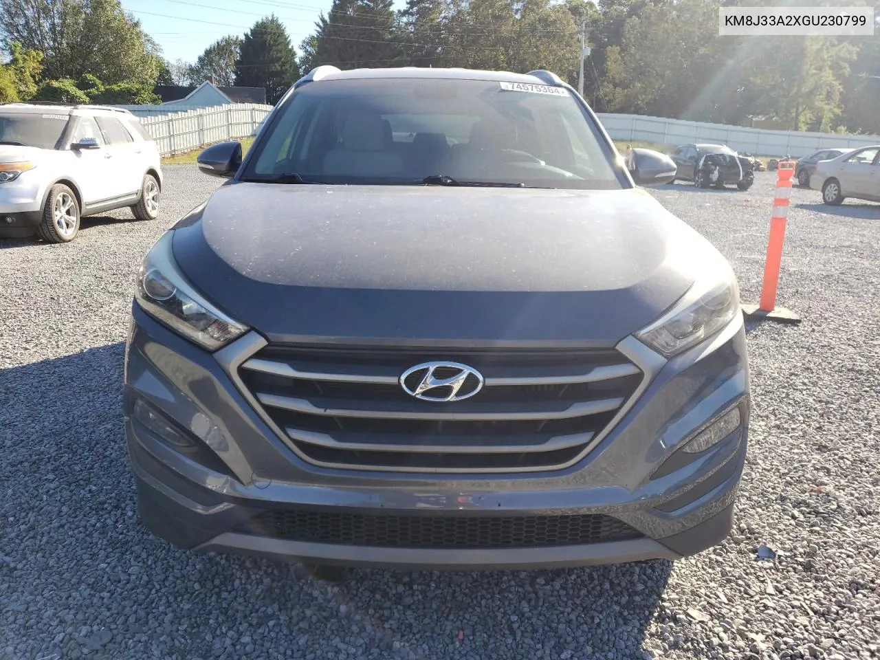 2016 Hyundai Tucson Limited VIN: KM8J33A2XGU230799 Lot: 74575384