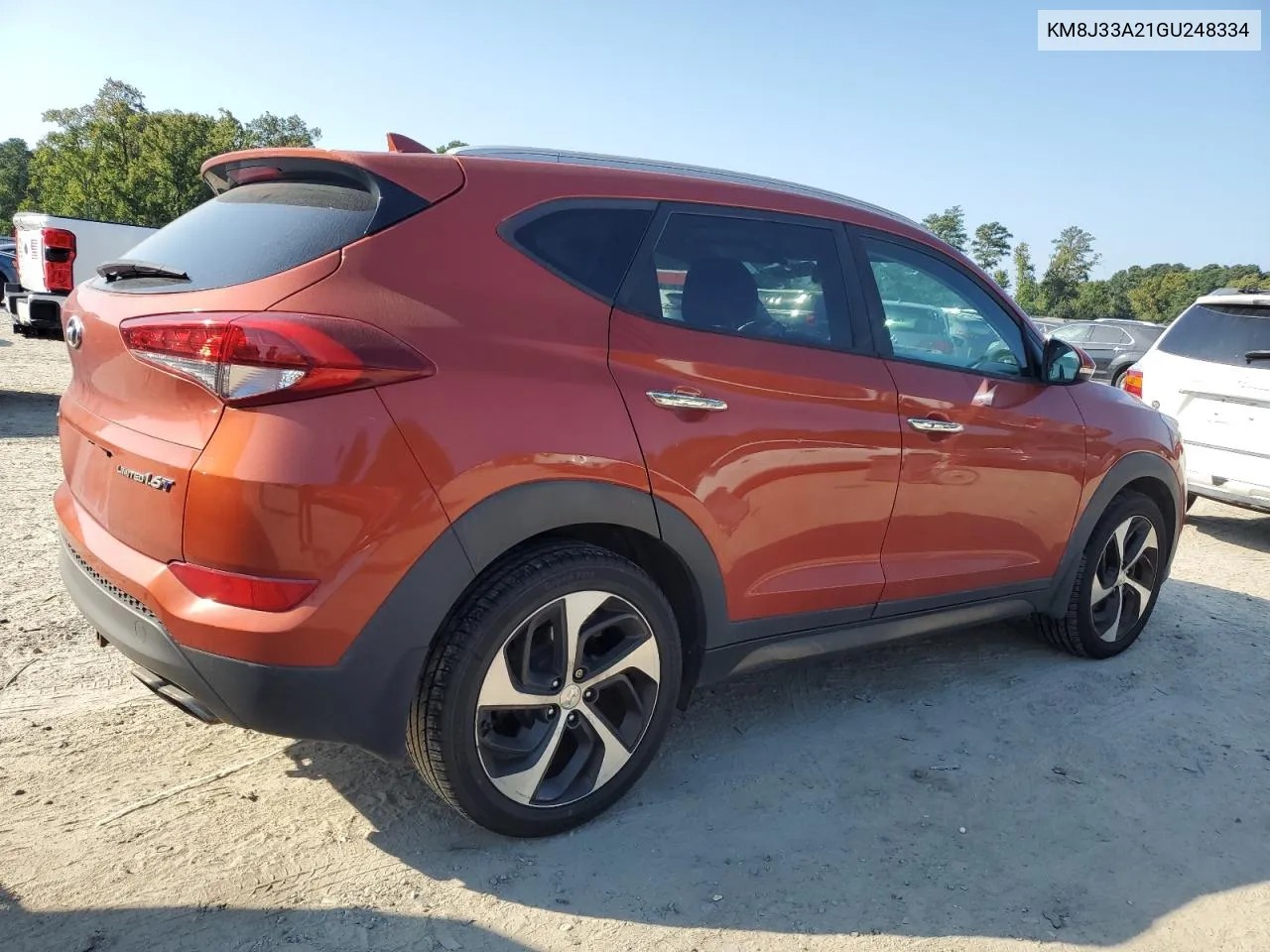 2016 Hyundai Tucson Limited VIN: KM8J33A21GU248334 Lot: 74680414