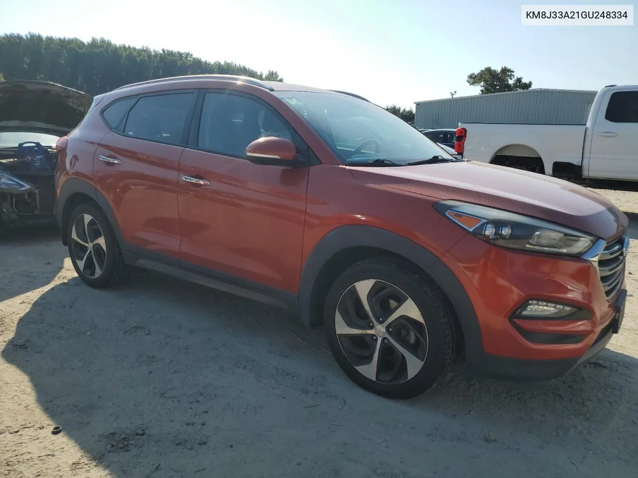 2016 Hyundai Tucson Limited VIN: KM8J33A21GU248334 Lot: 74680414