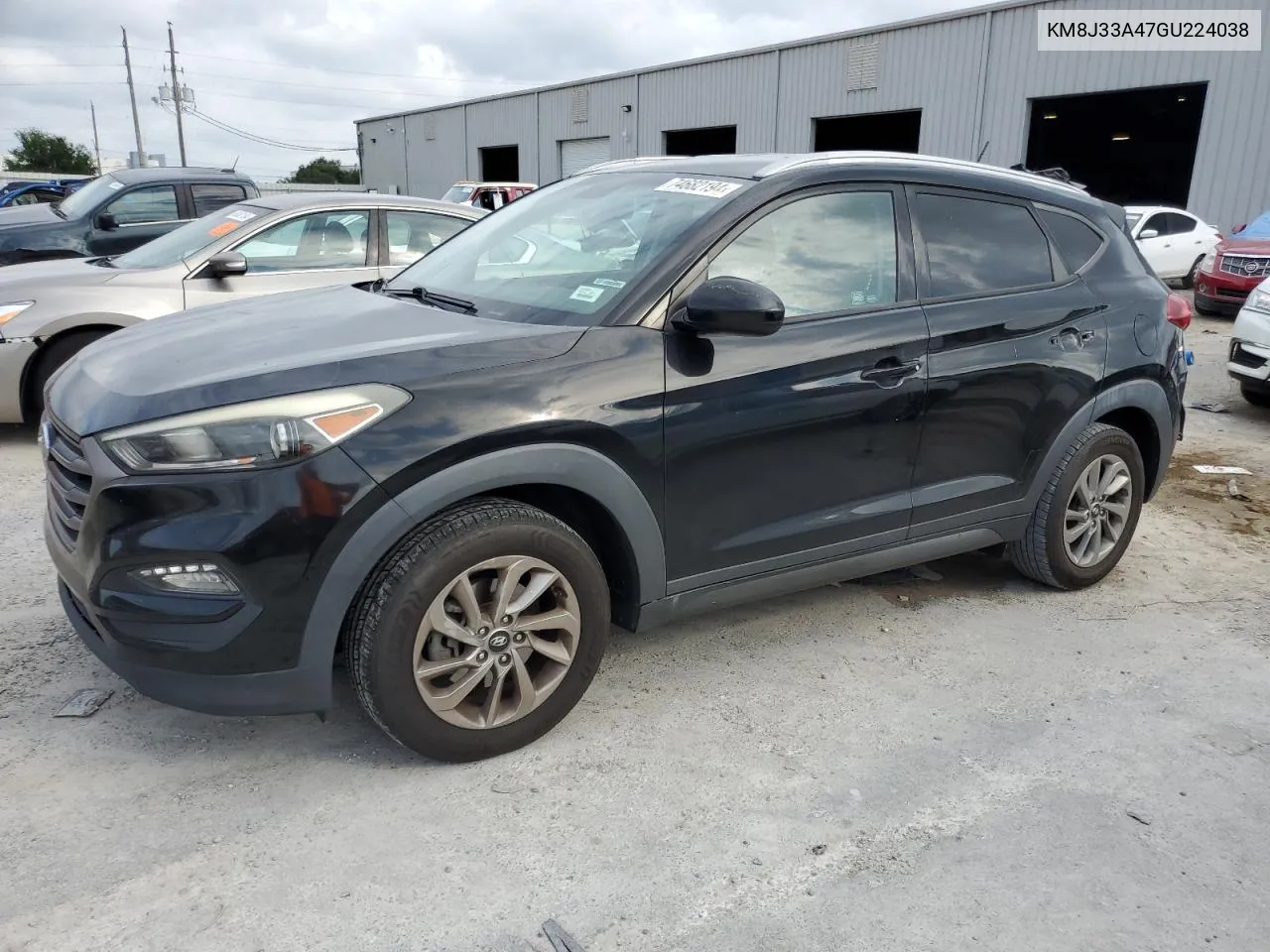 2016 Hyundai Tucson Limited VIN: KM8J33A47GU224038 Lot: 74682194