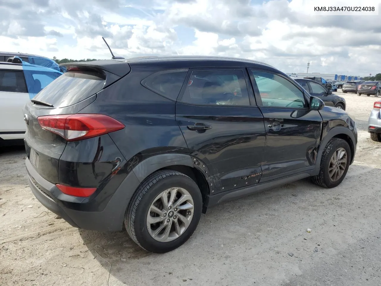 2016 Hyundai Tucson Limited VIN: KM8J33A47GU224038 Lot: 74682194