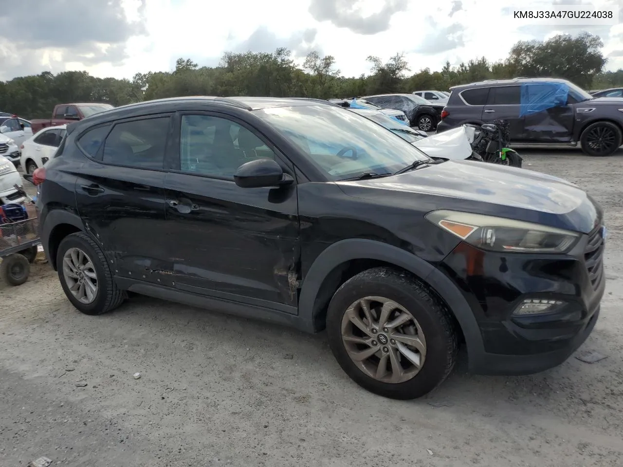 2016 Hyundai Tucson Limited VIN: KM8J33A47GU224038 Lot: 74682194