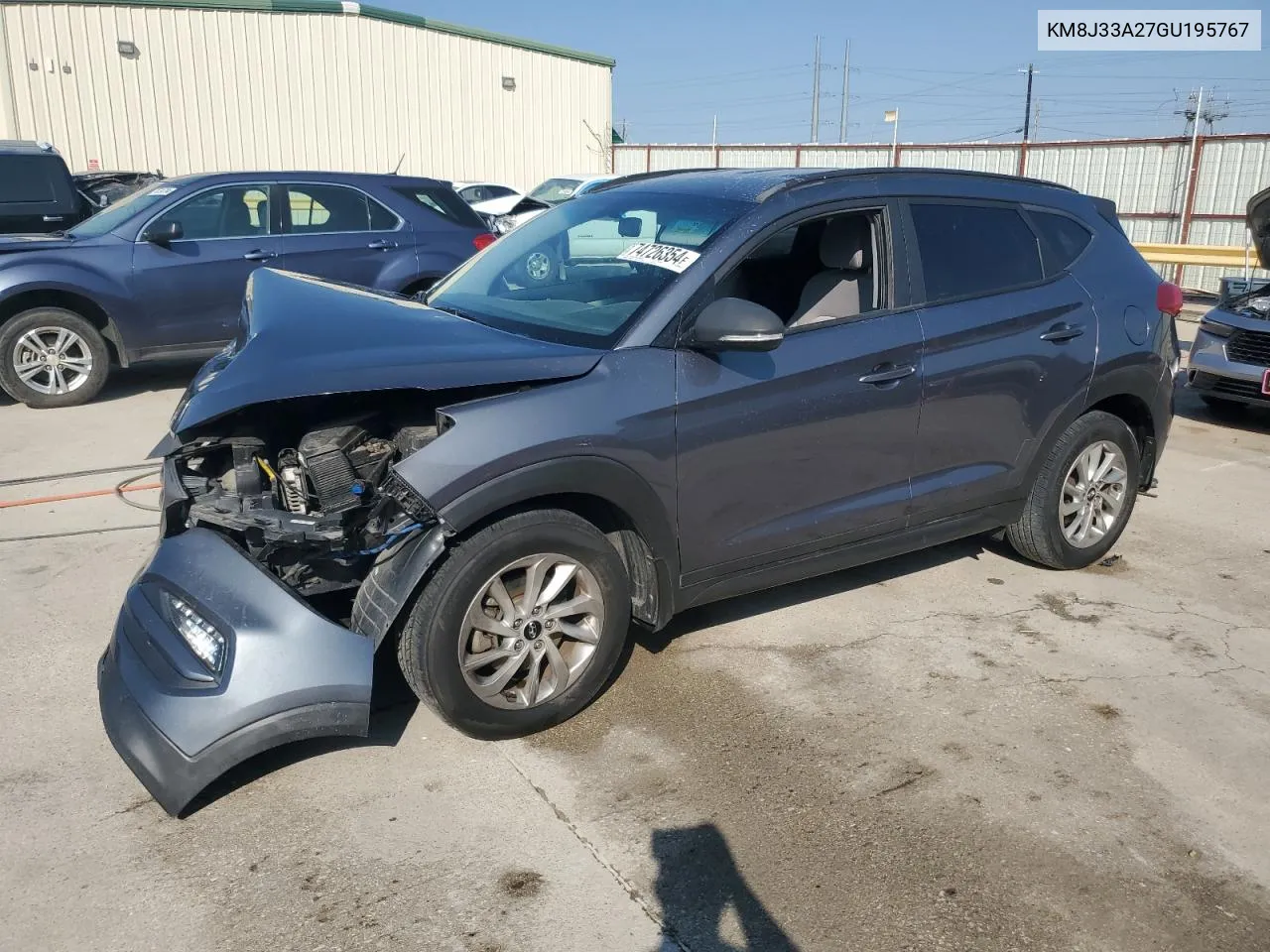 2016 Hyundai Tucson Limited VIN: KM8J33A27GU195767 Lot: 74726354