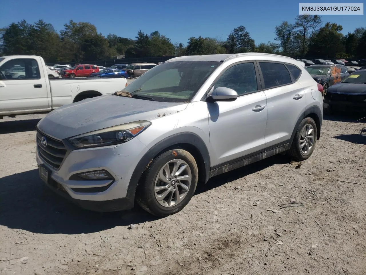 2016 Hyundai Tucson Limited VIN: KM8J33A41GU177024 Lot: 74768064