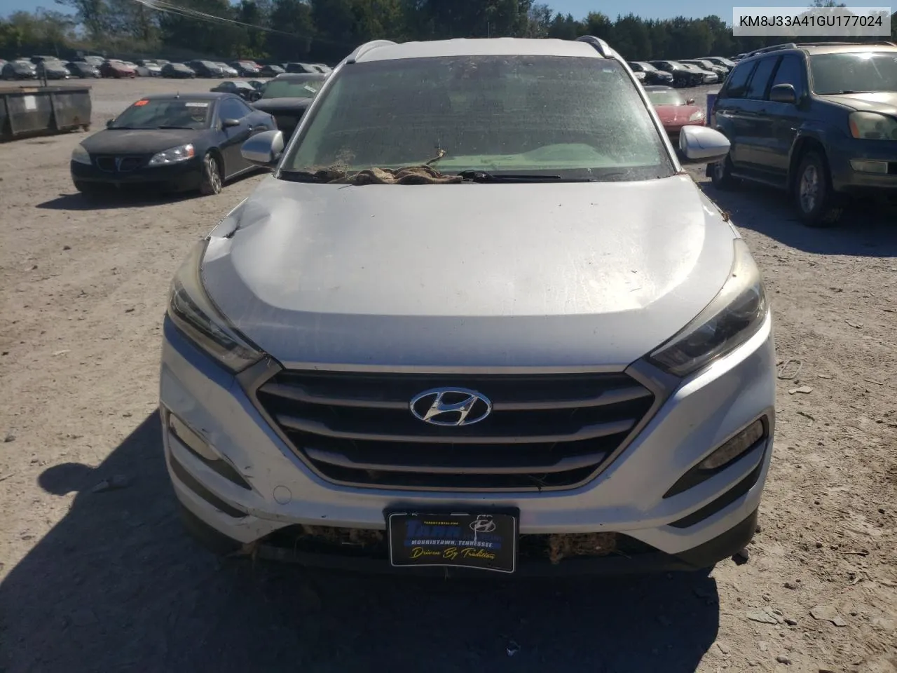 2016 Hyundai Tucson Limited VIN: KM8J33A41GU177024 Lot: 74768064