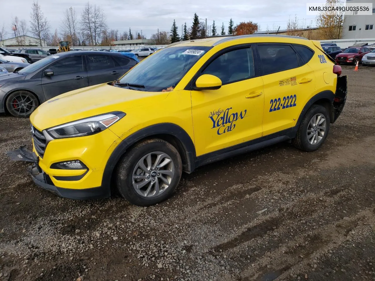 2016 Hyundai Tucson Limited VIN: KM8J3CA49GU035536 Lot: 74899024