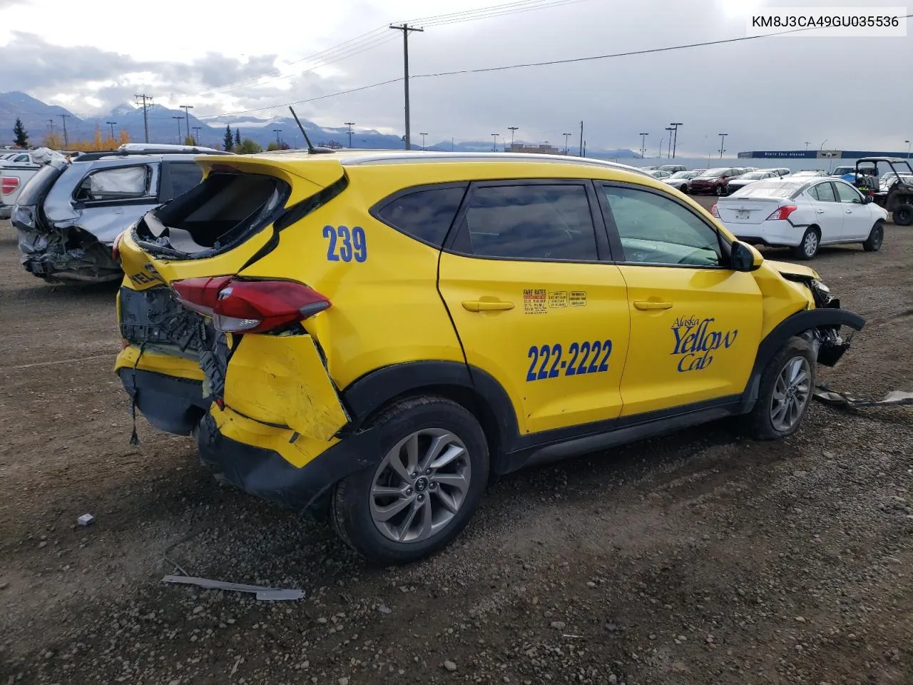 2016 Hyundai Tucson Limited VIN: KM8J3CA49GU035536 Lot: 74899024