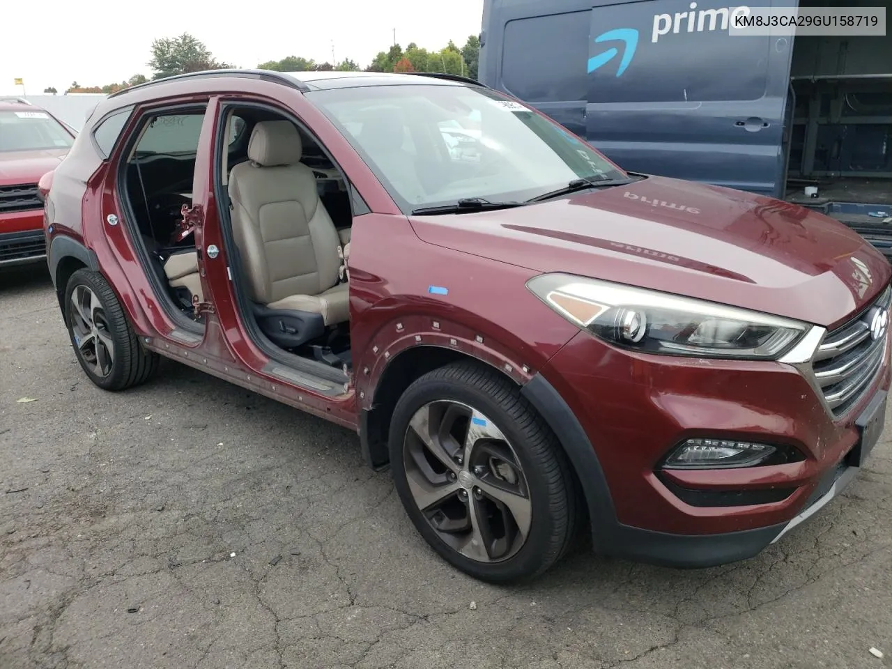 2016 Hyundai Tucson Limited VIN: KM8J3CA29GU158719 Lot: 74989614