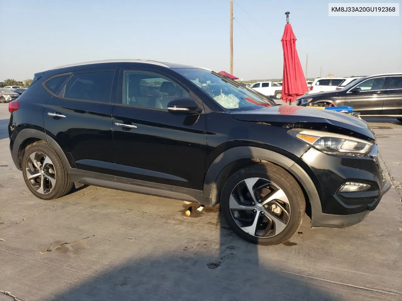 2016 Hyundai Tucson Limited VIN: KM8J33A20GU192368 Lot: 75132384