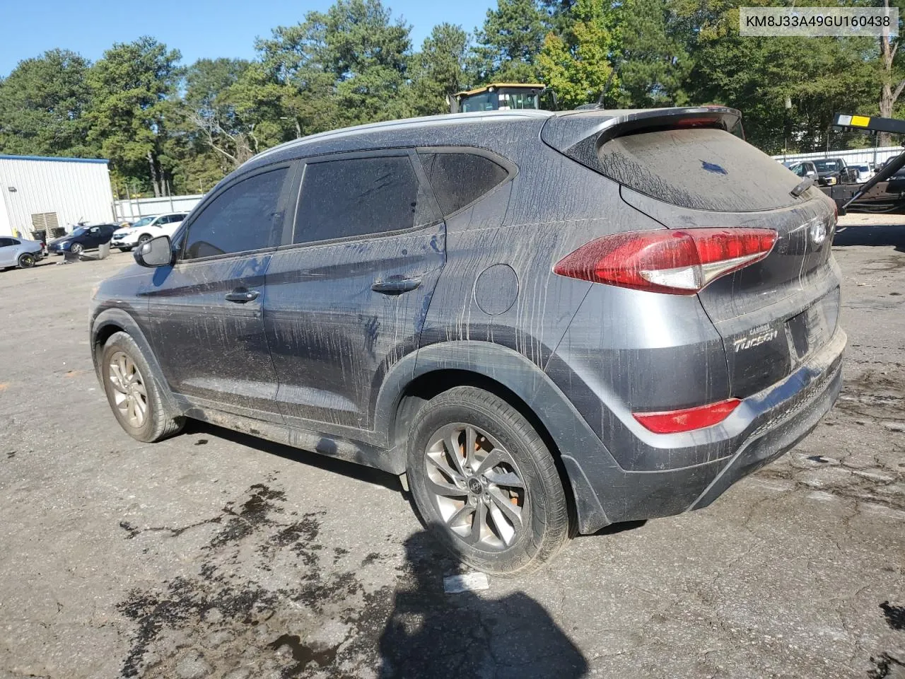 2016 Hyundai Tucson Limited VIN: KM8J33A49GU160438 Lot: 75187174