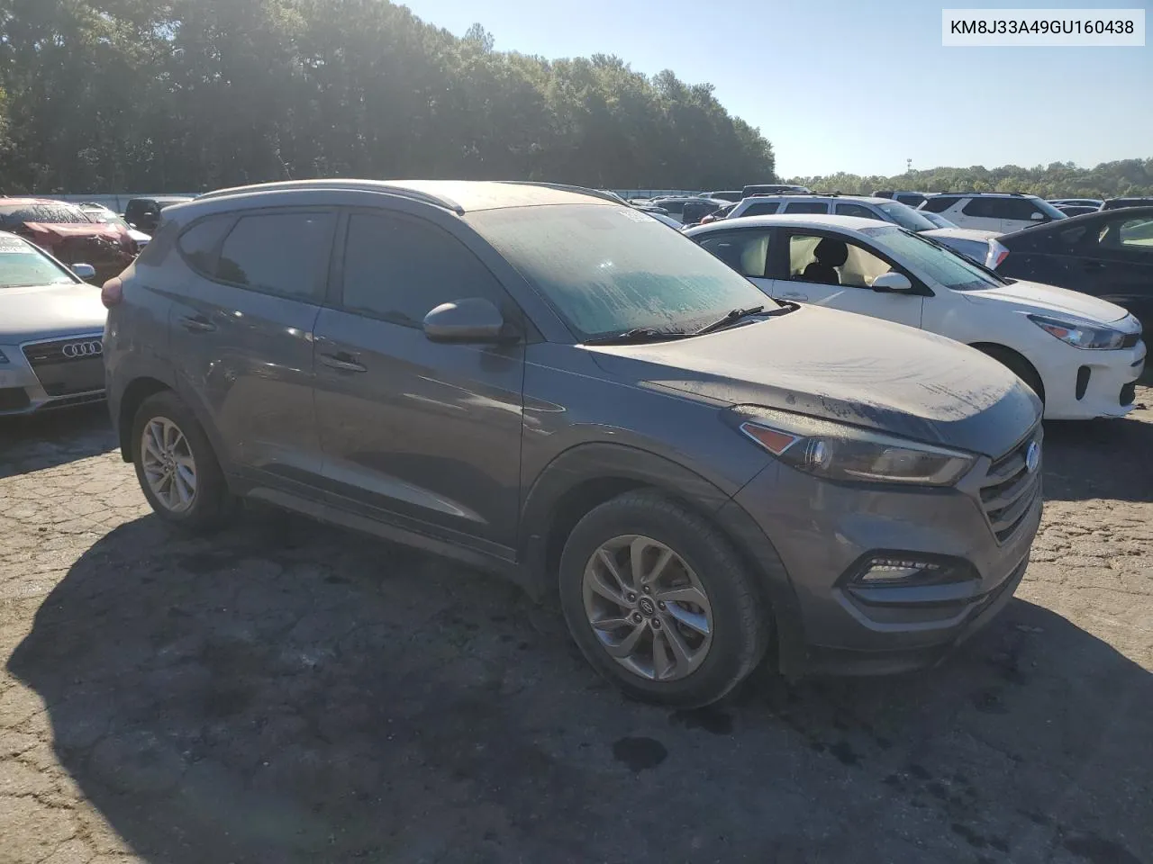 2016 Hyundai Tucson Limited VIN: KM8J33A49GU160438 Lot: 75187174