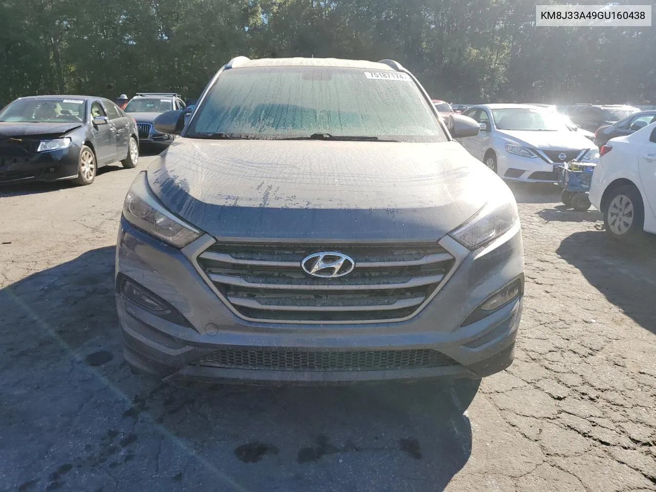 2016 Hyundai Tucson Limited VIN: KM8J33A49GU160438 Lot: 75187174