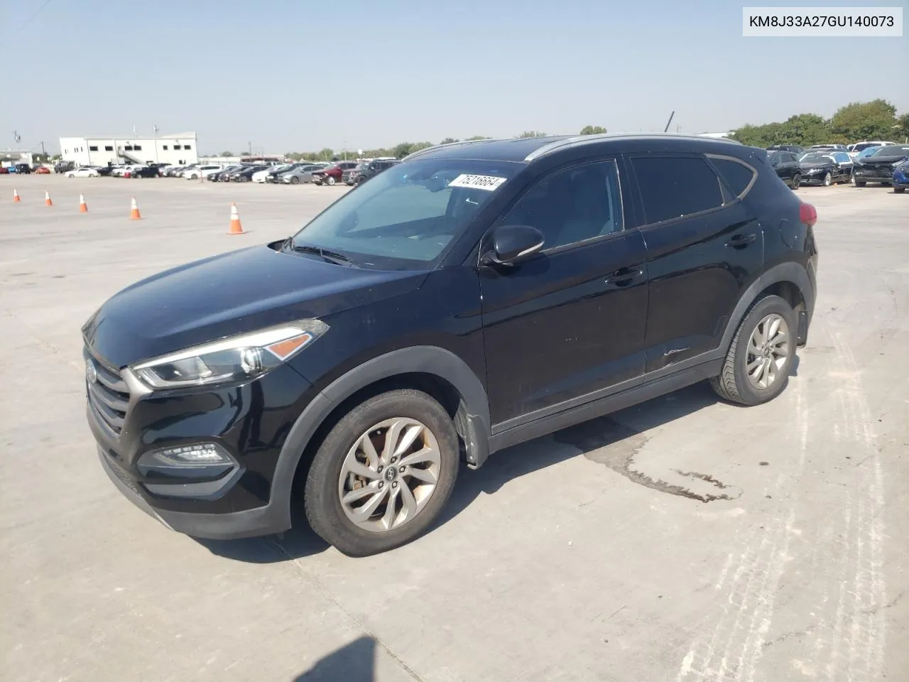 2016 Hyundai Tucson Limited VIN: KM8J33A27GU140073 Lot: 75216664