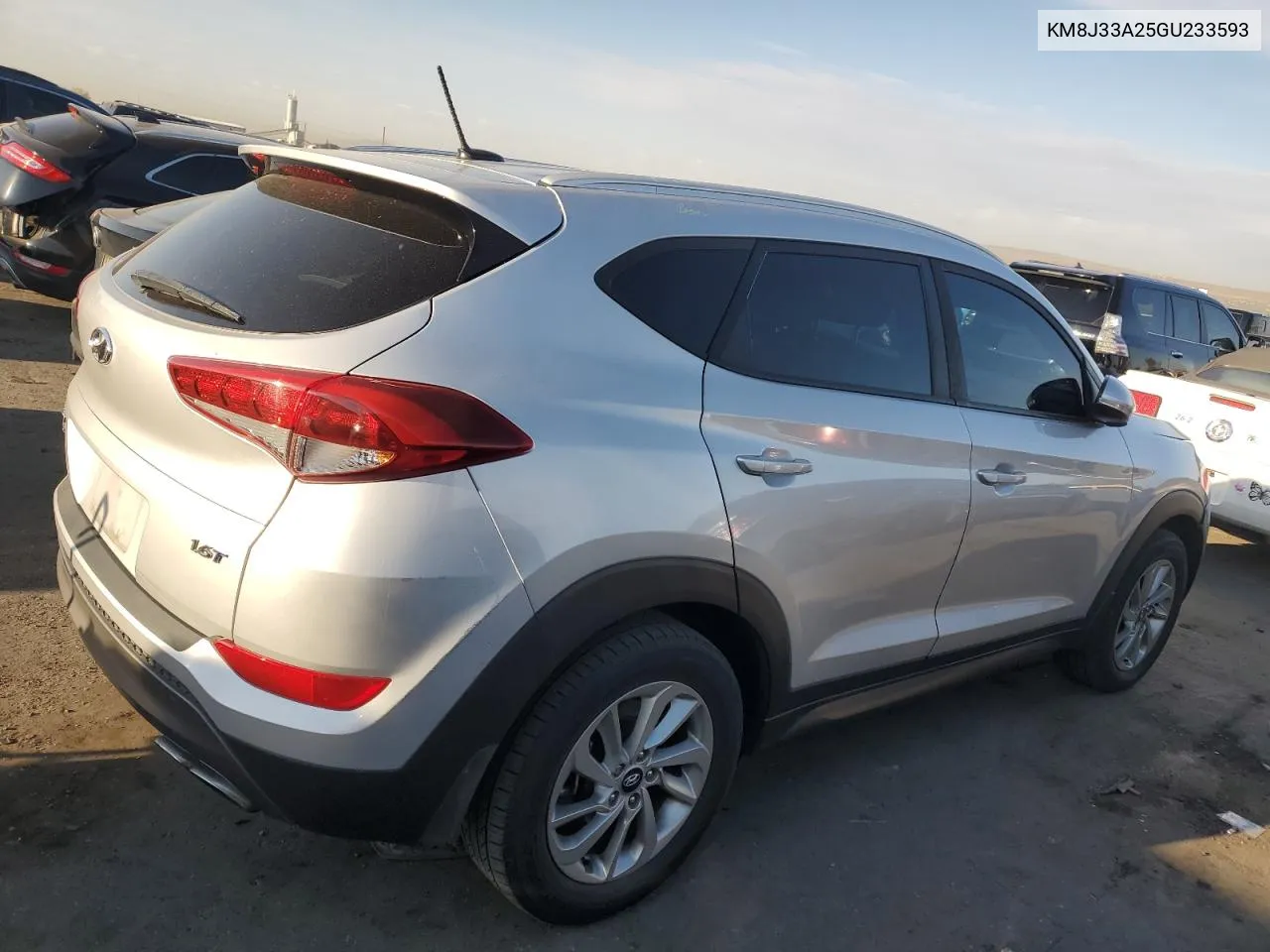 2016 Hyundai Tucson Limited VIN: KM8J33A25GU233593 Lot: 75238444