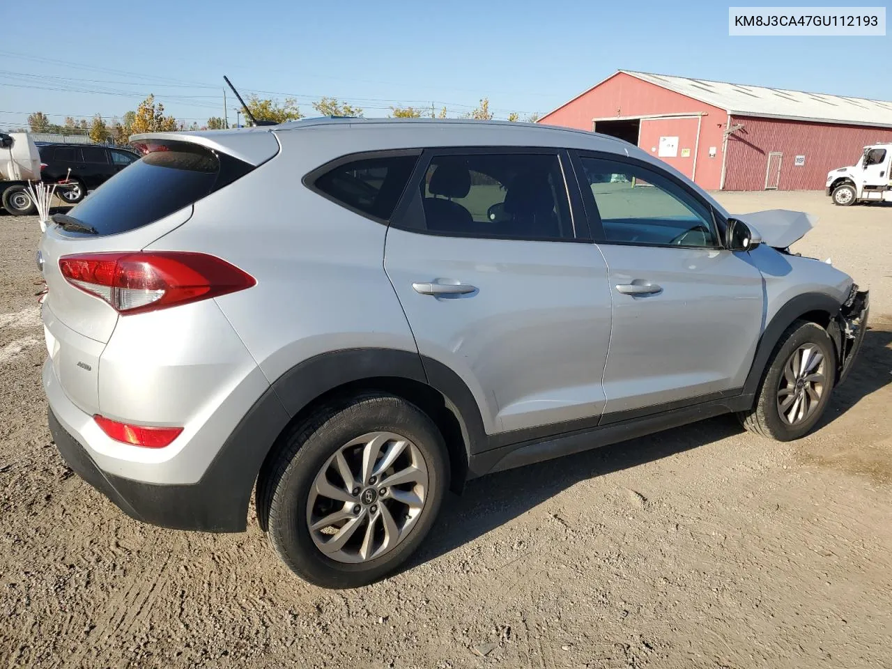 2016 Hyundai Tucson Limited VIN: KM8J3CA47GU112193 Lot: 75299314