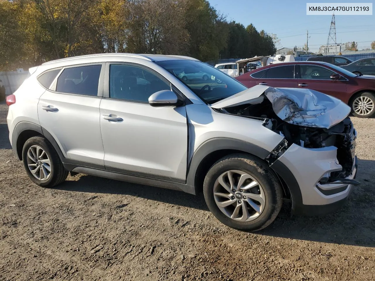 2016 Hyundai Tucson Limited VIN: KM8J3CA47GU112193 Lot: 75299314