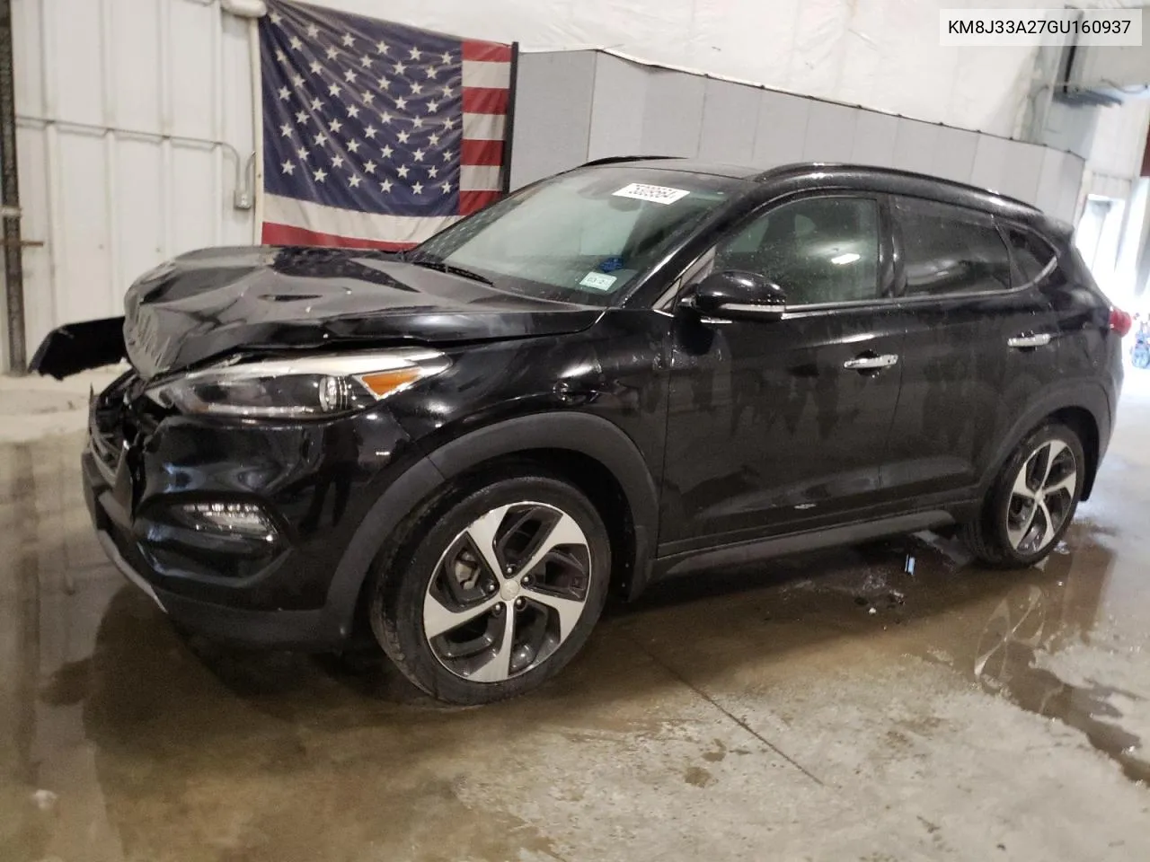 2016 Hyundai Tucson Limited VIN: KM8J33A27GU160937 Lot: 75309564