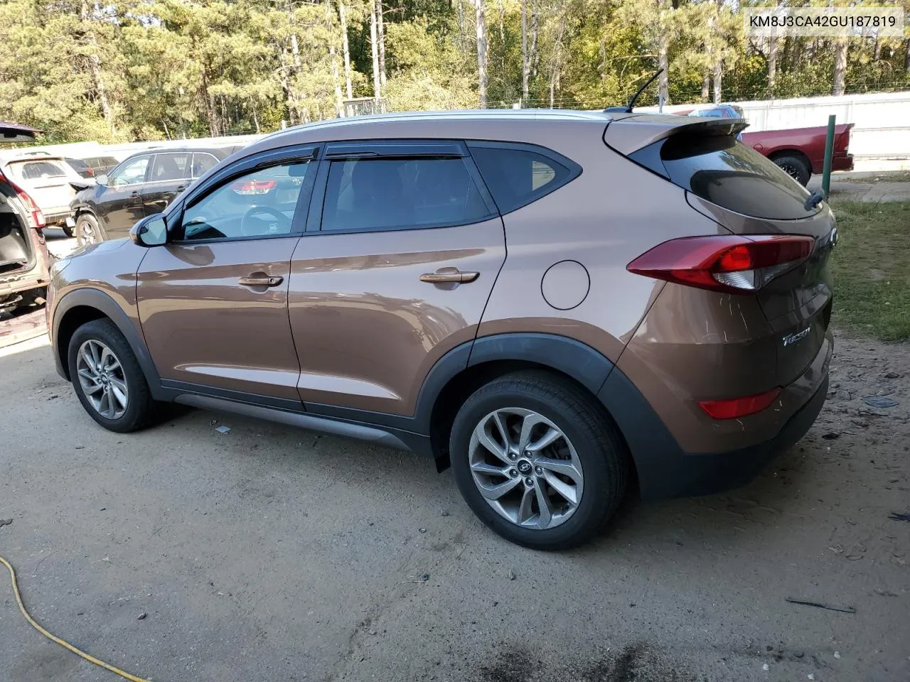 2016 Hyundai Tucson Limited VIN: KM8J3CA42GU187819 Lot: 75333384