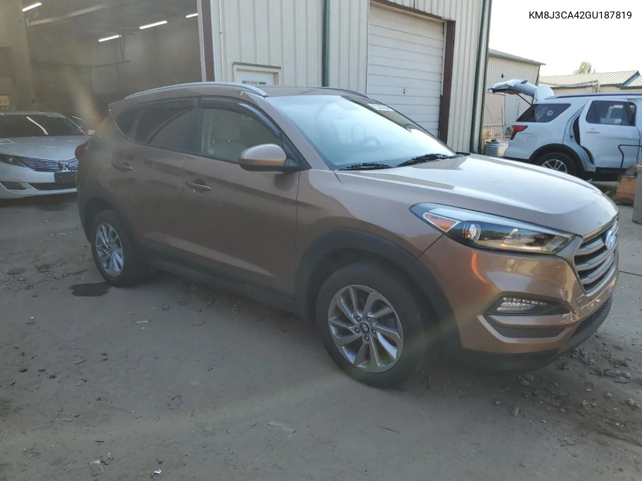 2016 Hyundai Tucson Limited VIN: KM8J3CA42GU187819 Lot: 75333384