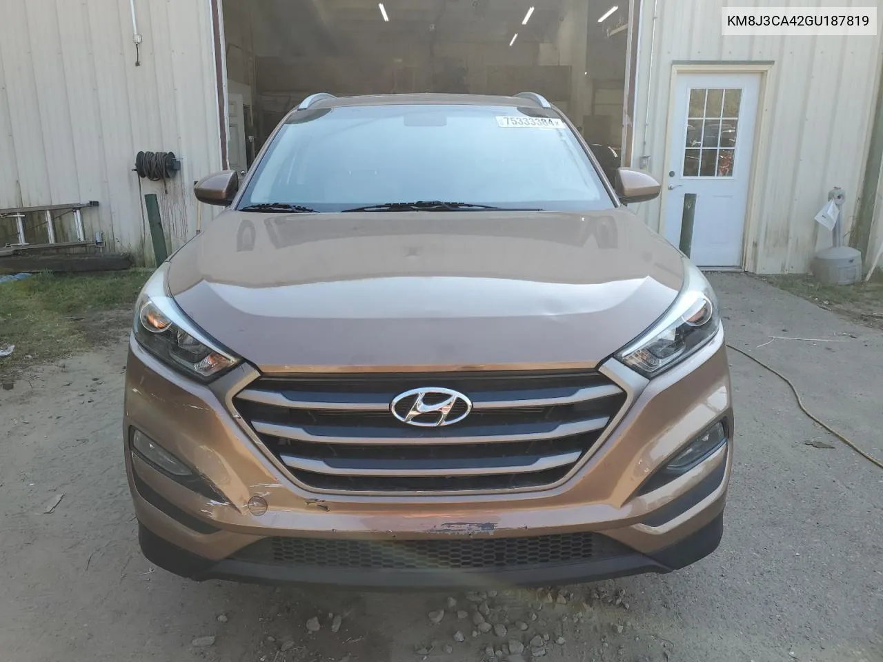 2016 Hyundai Tucson Limited VIN: KM8J3CA42GU187819 Lot: 75333384