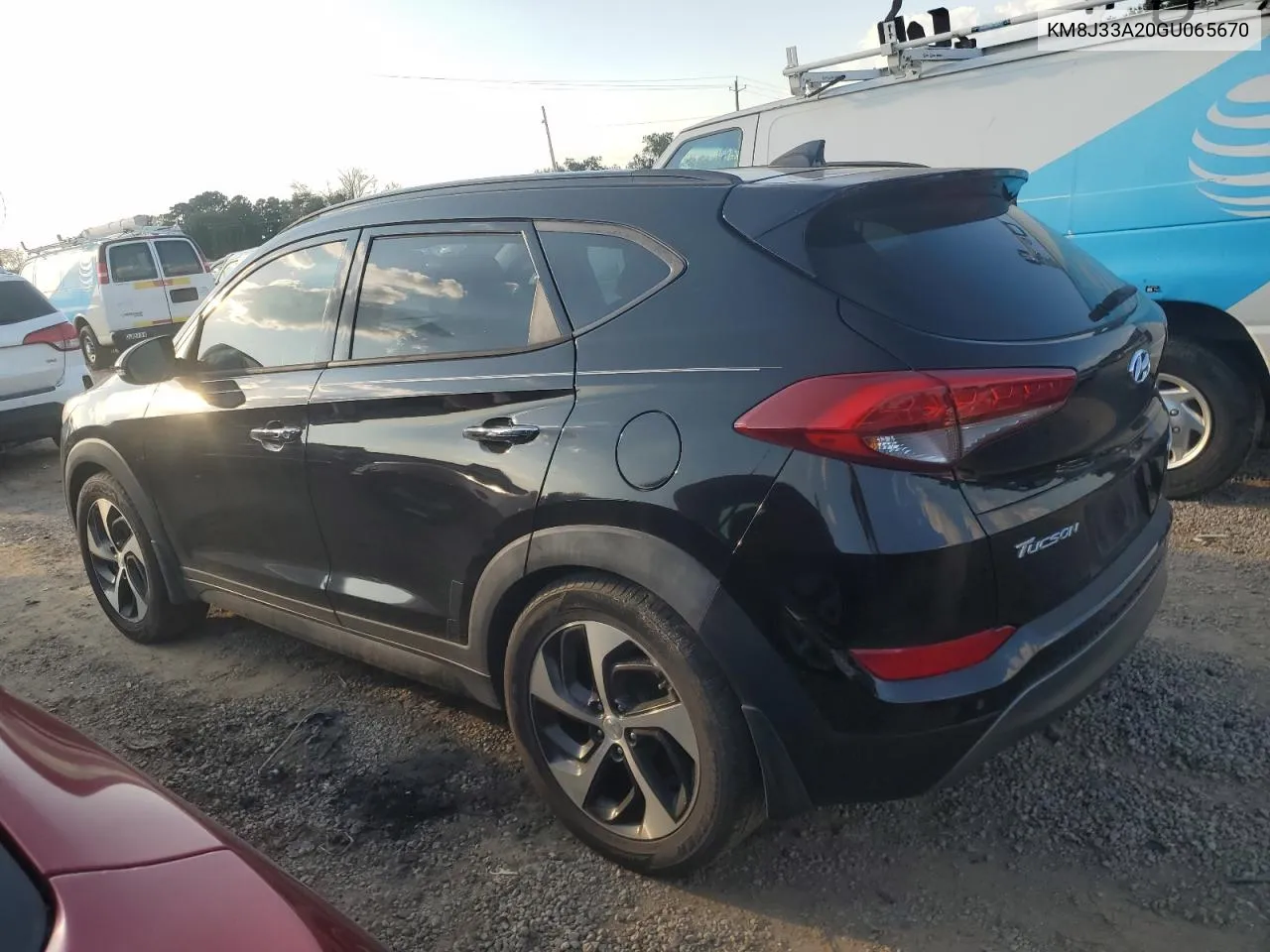 2016 Hyundai Tucson Limited VIN: KM8J33A20GU065670 Lot: 75389394