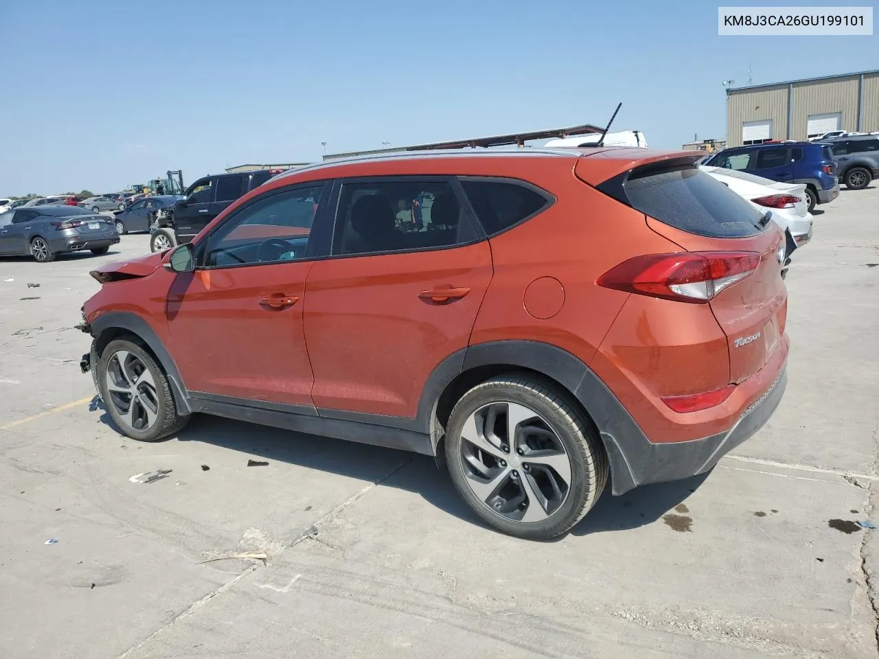 2016 Hyundai Tucson Limited VIN: KM8J3CA26GU199101 Lot: 75406484